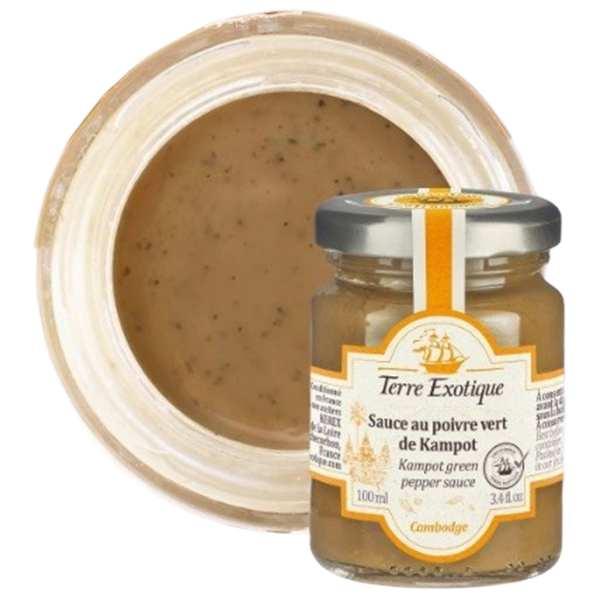 Sauce au poivre vert de Kampot, 100ml