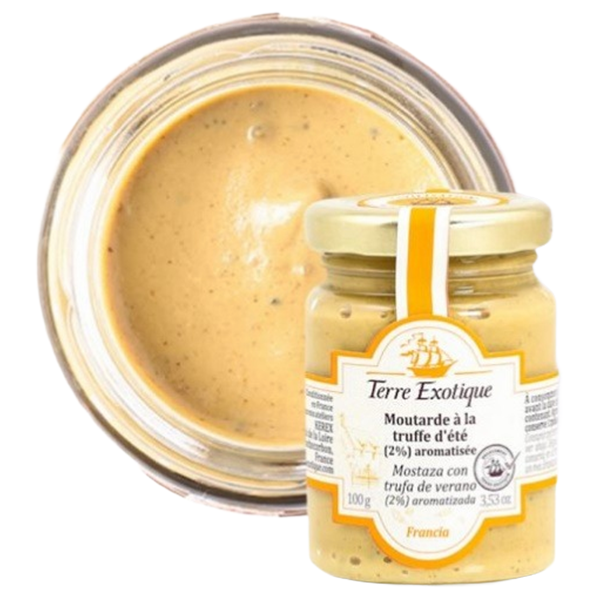 Moutarde à la truffe d’été aromatisée