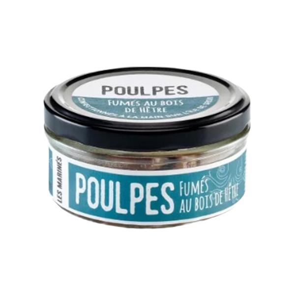 Octopus smoked with beech wood