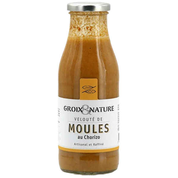 36465 Mussels Soup with Chorizo