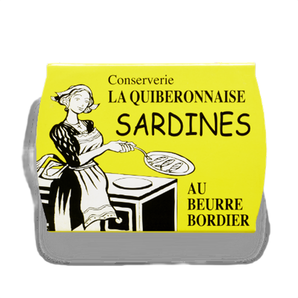 Sardines au beurre Bordier à poêler 115g