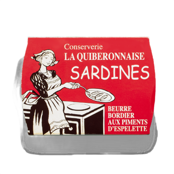Sardines au beurre Bordier au piment d’Espelette à poêler