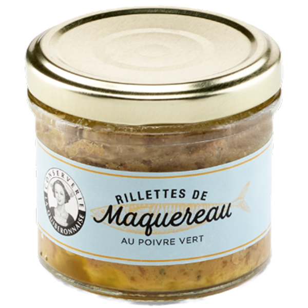 Rillettes de maquereau au poivre vert 100g
